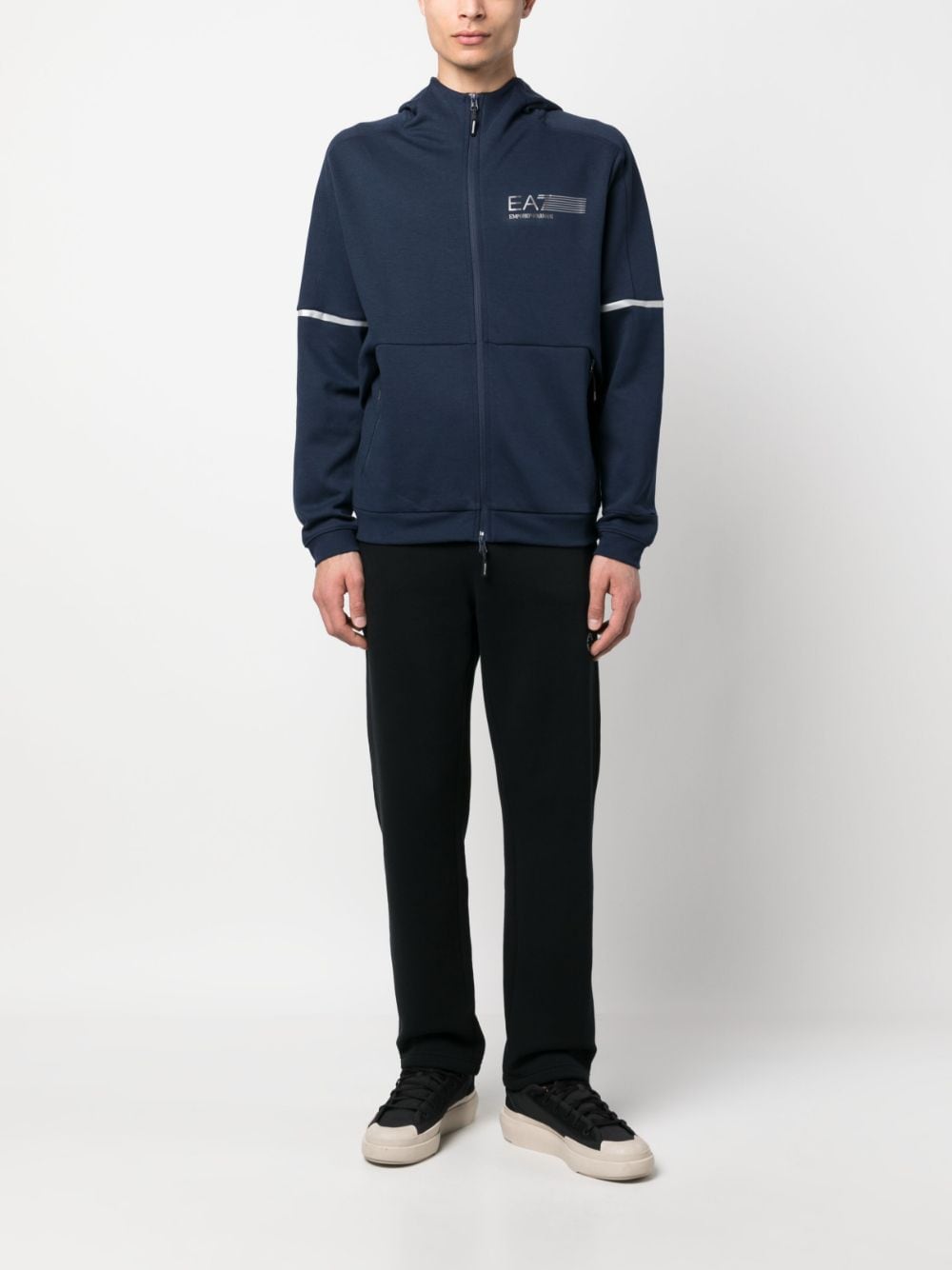 Ea7 Sweaters Blu Outer: Polyester