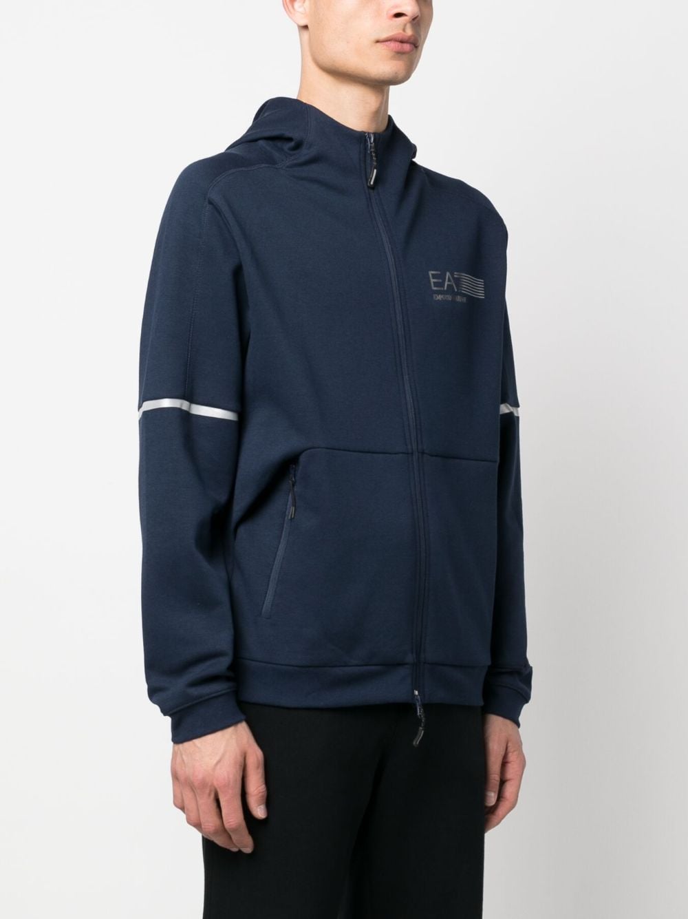 Ea7 Sweaters Blu Outer: Polyester