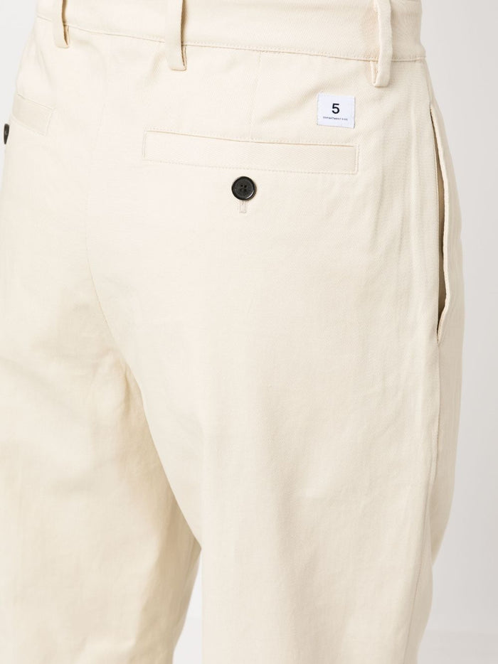 Department5 Trousers Beige Cotton