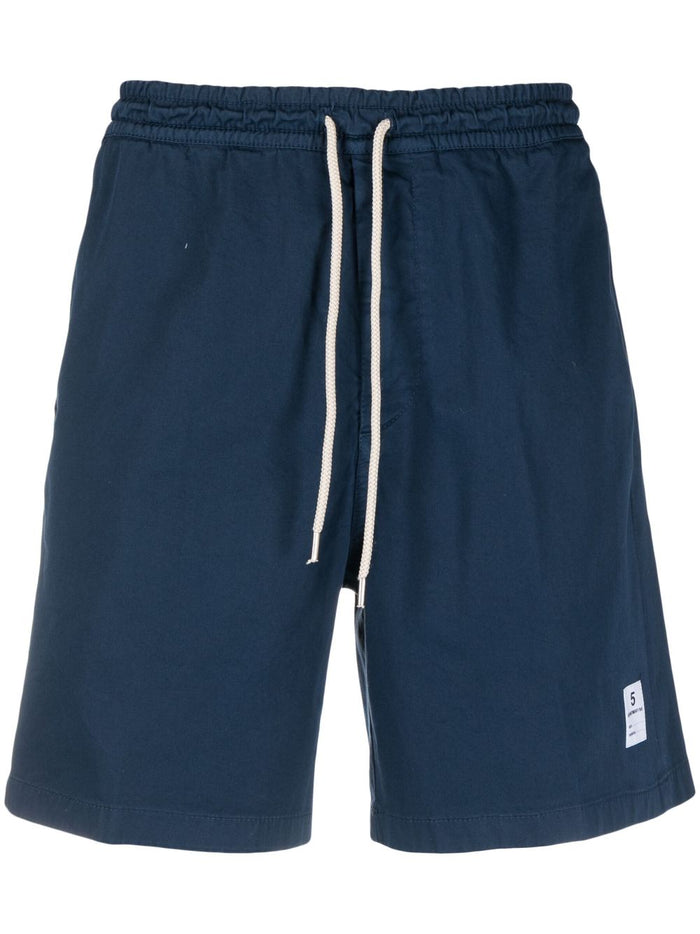 Department5 Shorts Blue Cotton97 %