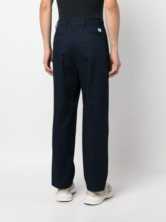 Department5 Trousers Blue Cotton