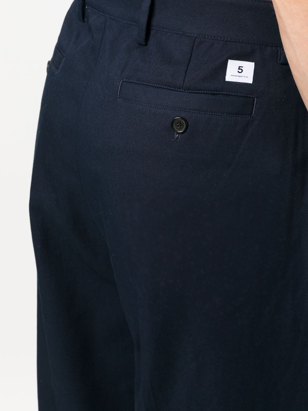 Department5 Trousers Blue Cotton