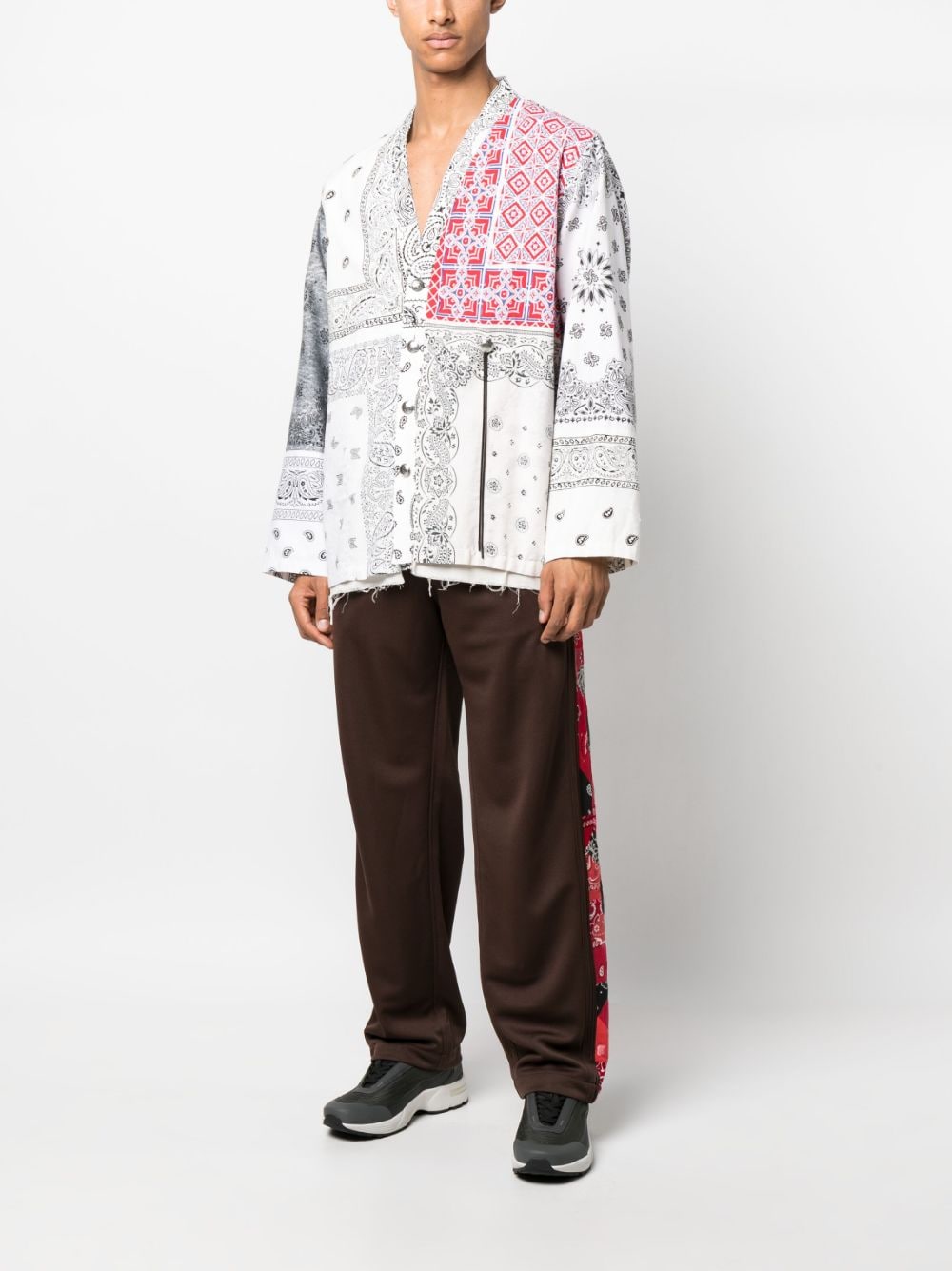 Childern of The Discordance Trousers Brown Polyester