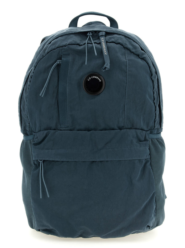 C.P. Company 100% polyamide backpack in blue