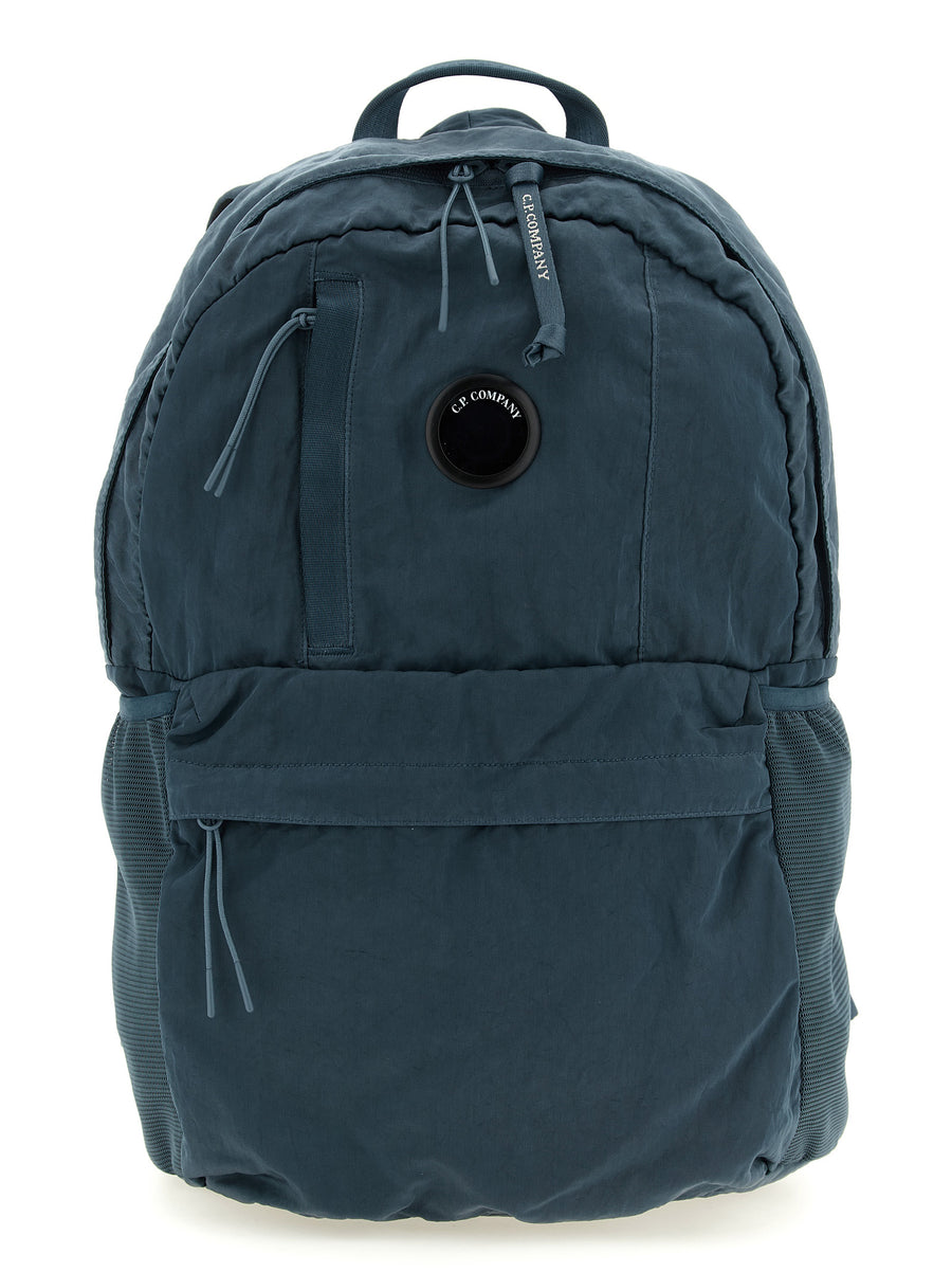 C.P. Company 100% polyamide backpack in blue