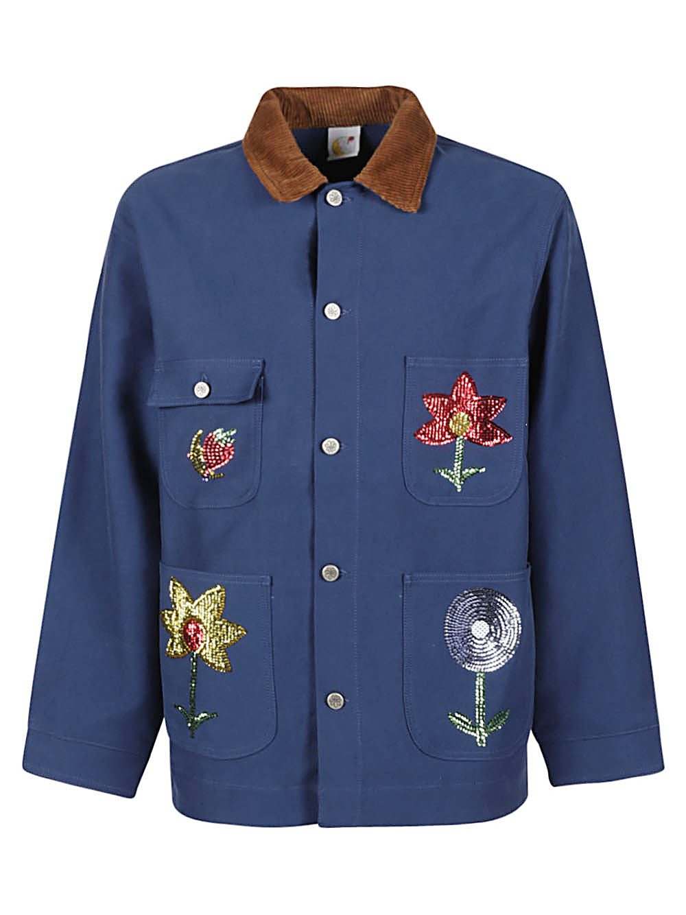 SKY HIGH FARM WORKWEAR Coats Blue Main Material: Cotton