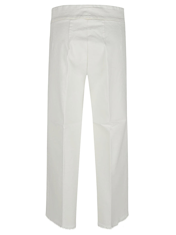Avenue Montaigne Trousers White