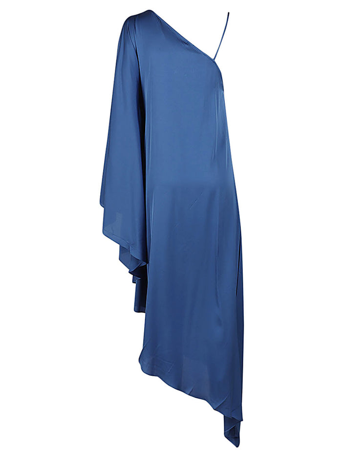 SILK95FIVE Dresses Blue Main Material: Silk Elastane