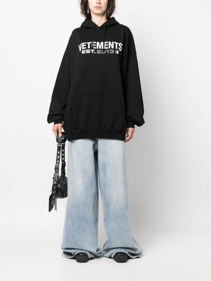 Vetements Sweaters Black Cotton