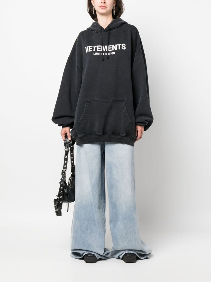 Vetements Sweaters Black Cotton