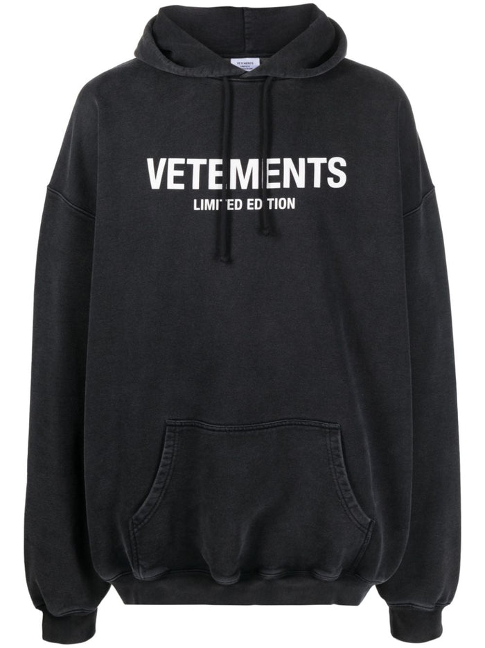 Vetements Sweaters Black Cotton