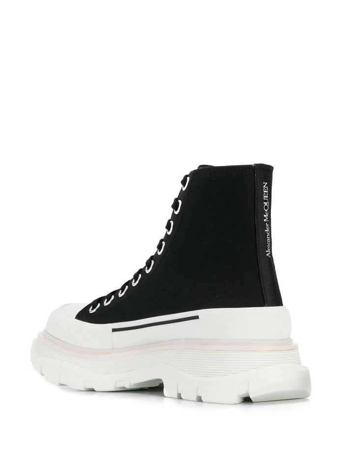 Alexander McQueen Boots Black Sole: Rubber
