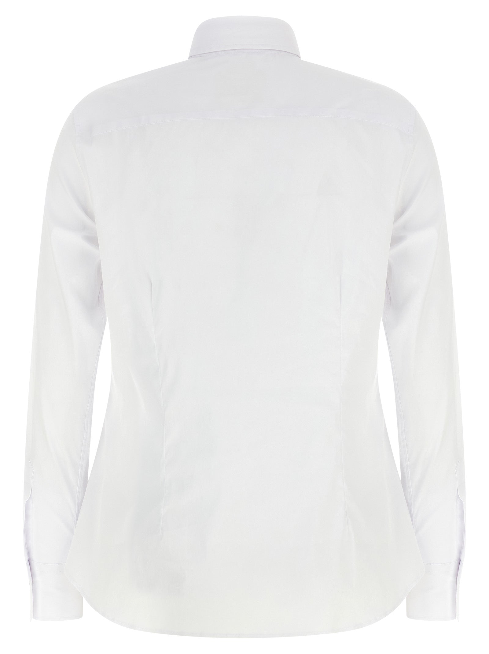 Sara shirt White Cotton Polyamide Elastane Shirt, Blouse