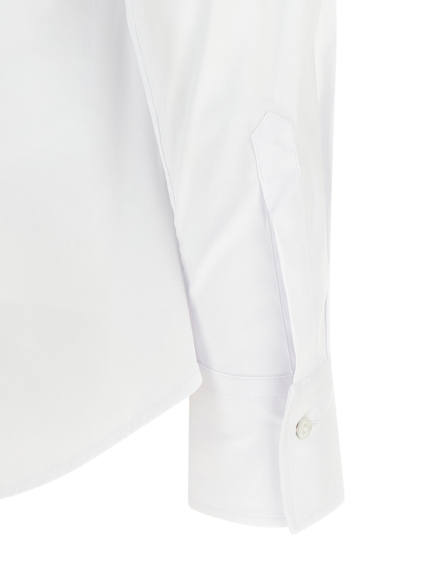 Sara shirt White Cotton Polyamide Elastane Shirt, Blouse
