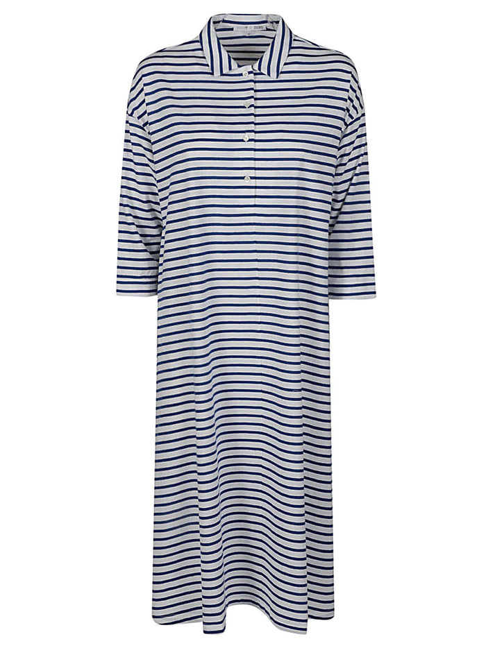 C-ZERO SHIRT Dresses Blue Natural (veg)->cotton100 %