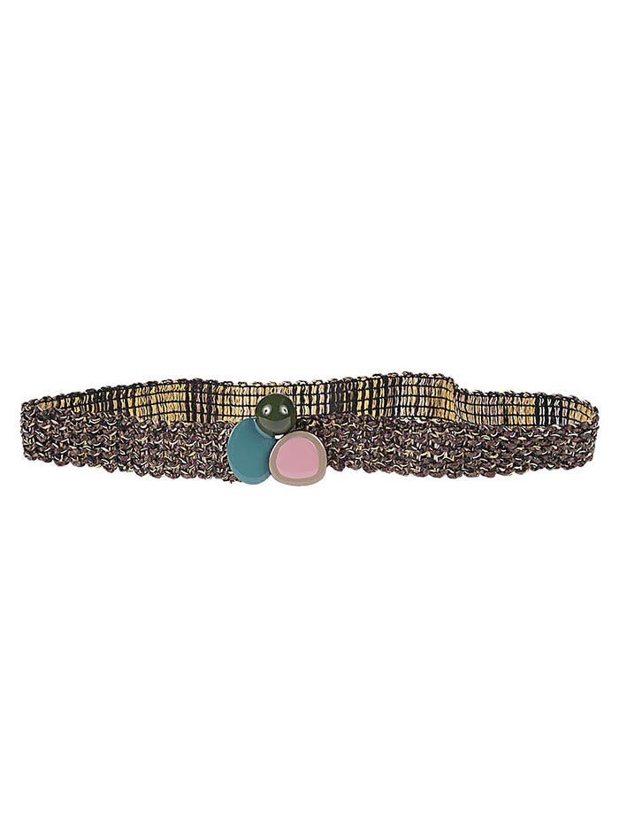 Exquisite J Belts Brown Main Material: Raffia