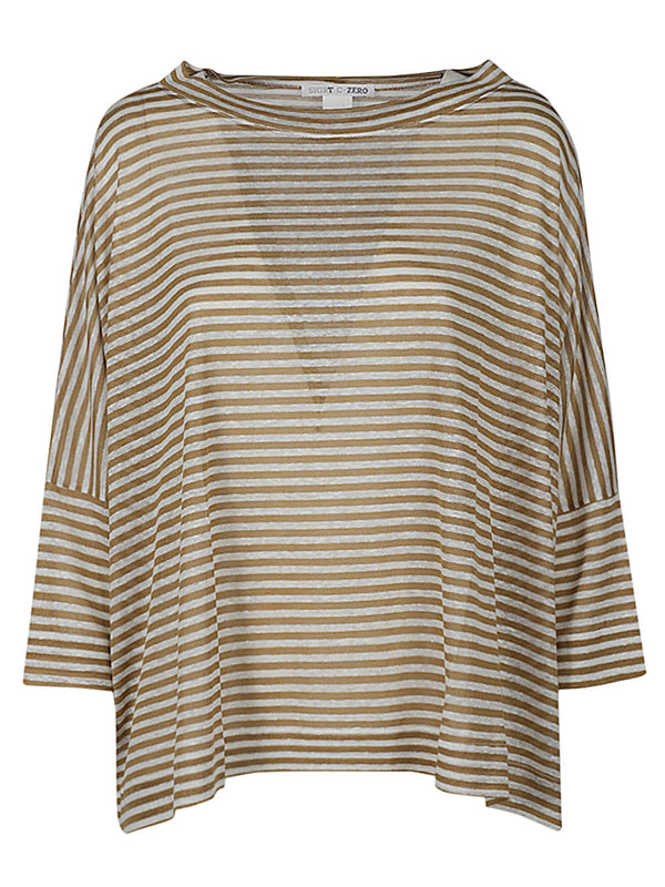 C-Zero Shirt Linen striped sweater