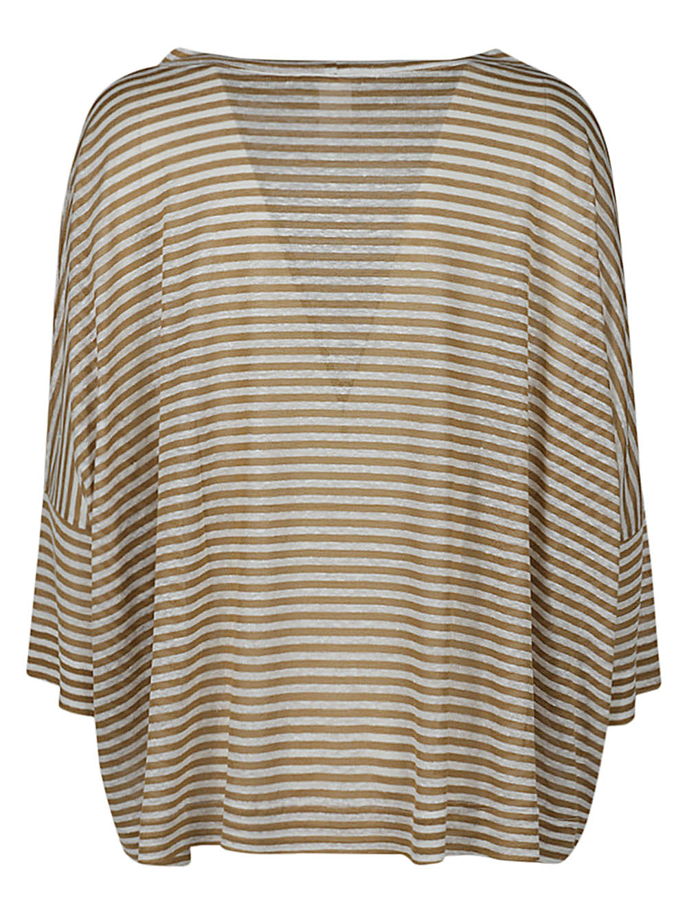 C-ZERO SHIRT Sweaters Brown Main Material: Linen Viscose