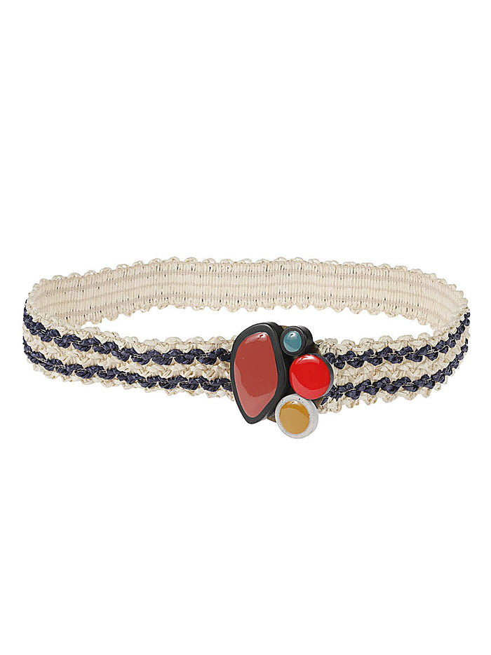 Exquisite J Belts Beige Main Material: Raffia
