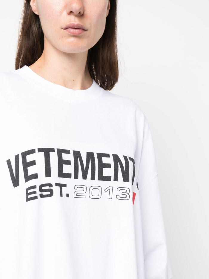 Vetements T-shirts and Polos White Cotton
