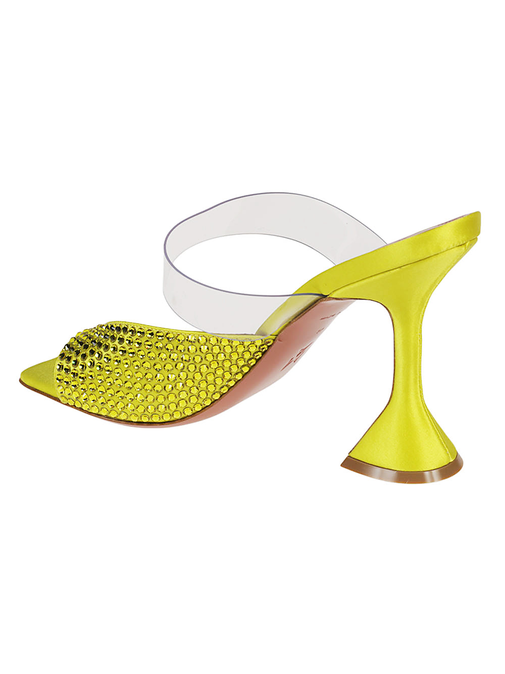 Amina Muaddi Sandals Yellow Lining: Calf Leather