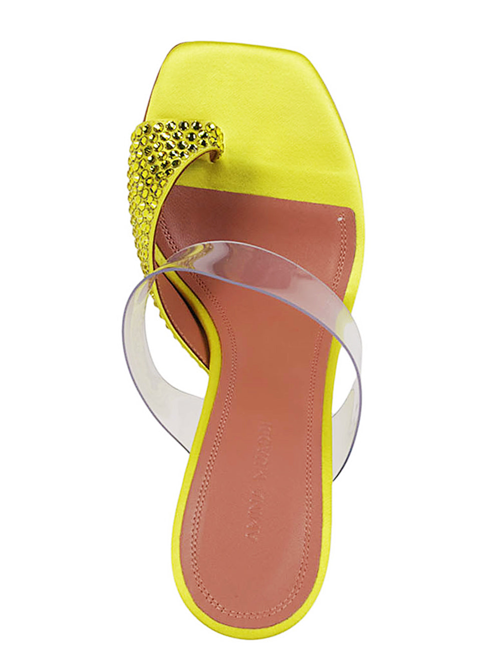Amina Muaddi Sandals Yellow Lining: Calf Leather