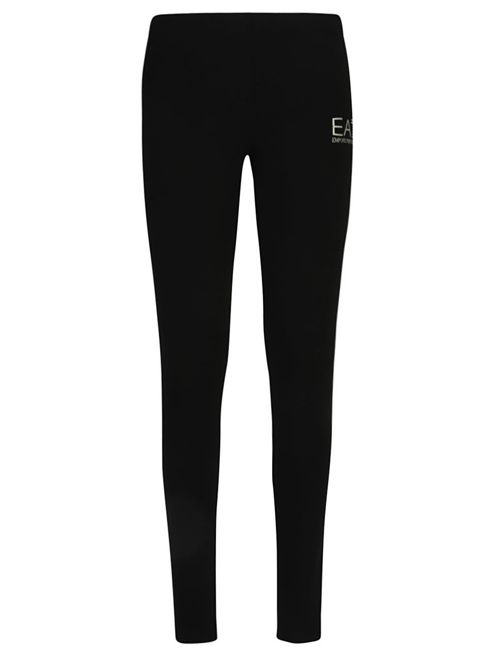 EA7 Trousers Black Virgin Wool