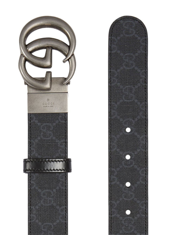 Gucci Belts Black Canvas