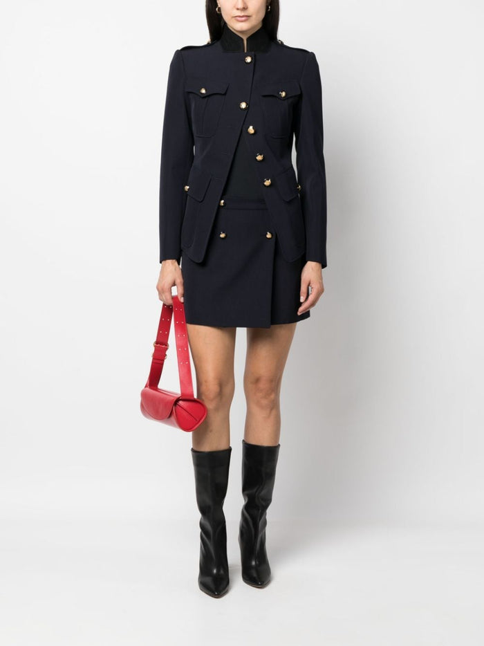 Alexander Mcqueen Skirts Blue