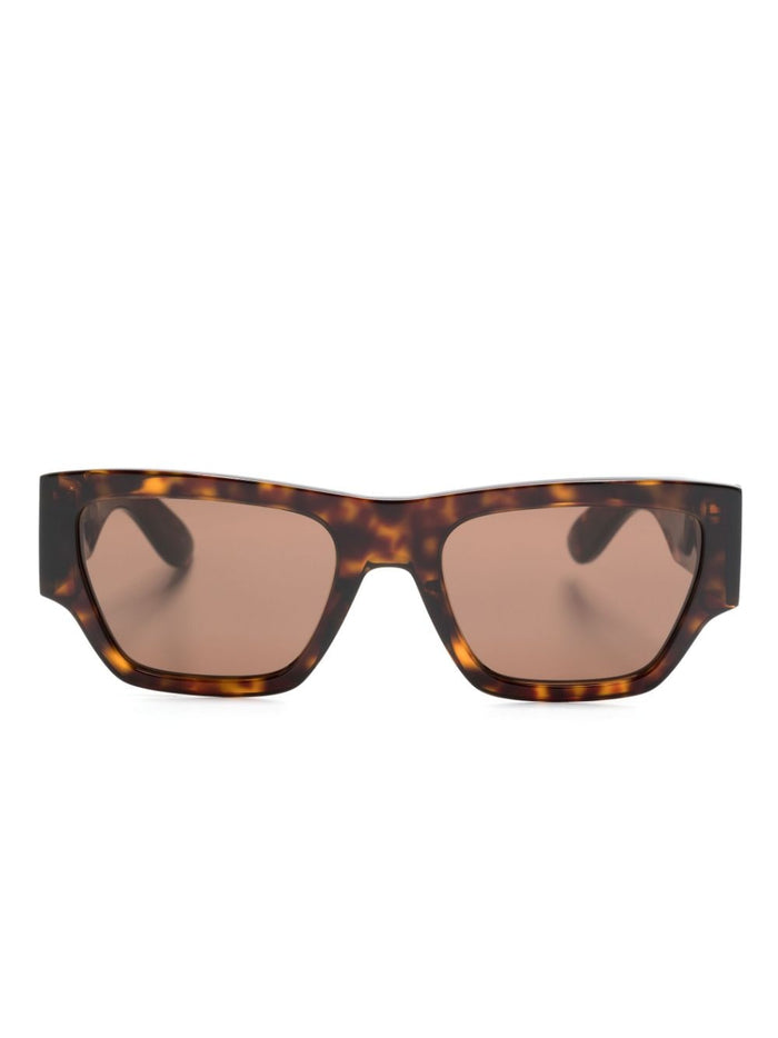 Alexander McQueen Sunglasses Brown Pvc