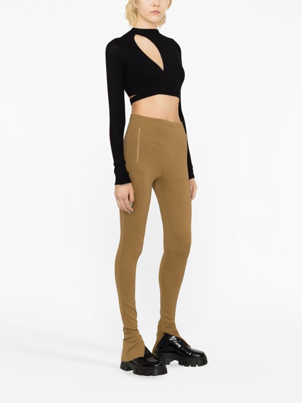 Wardrobe.nyc Trousers Camel Viscose