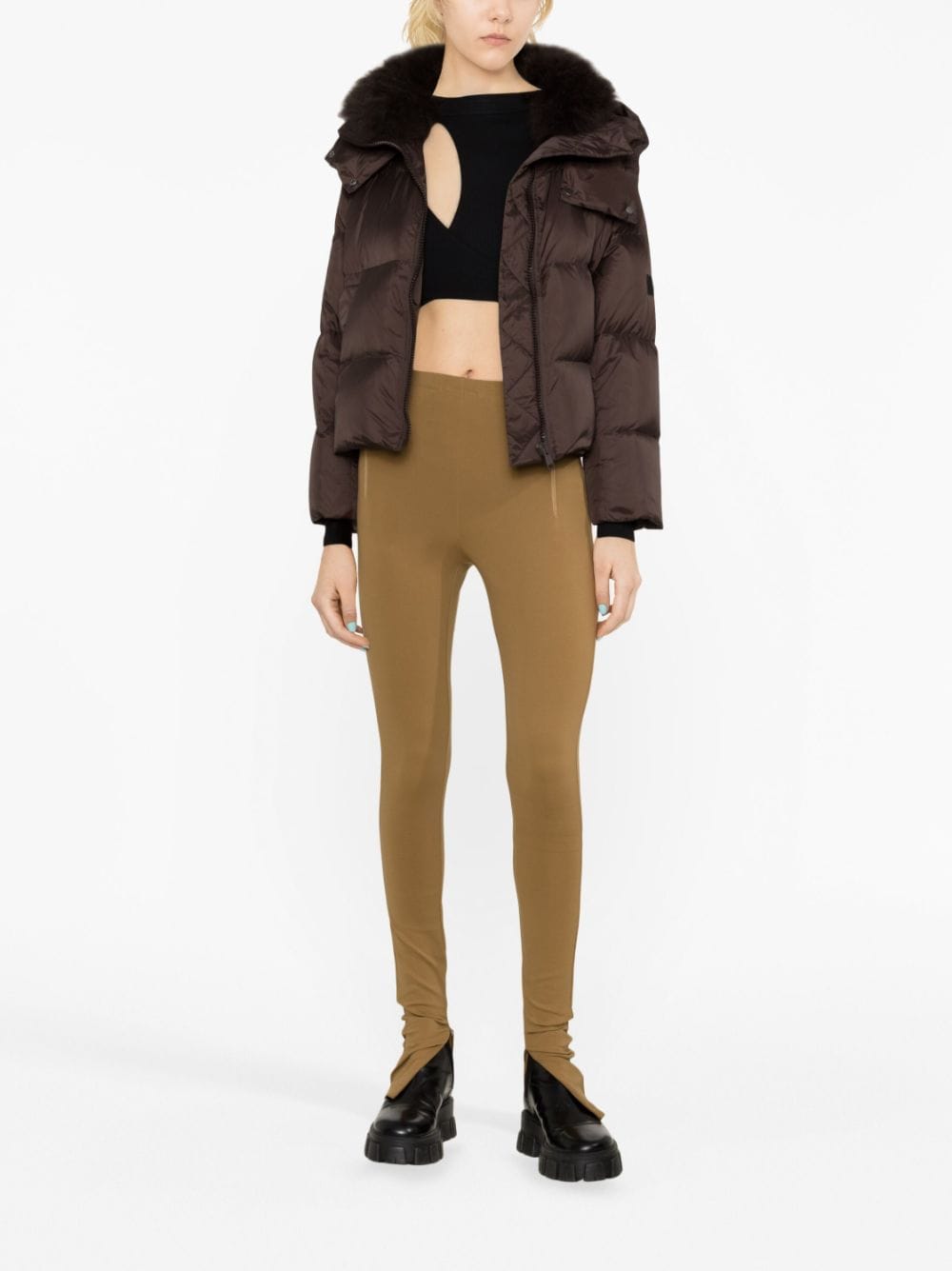 Wardrobe.nyc Trousers Camel Viscose