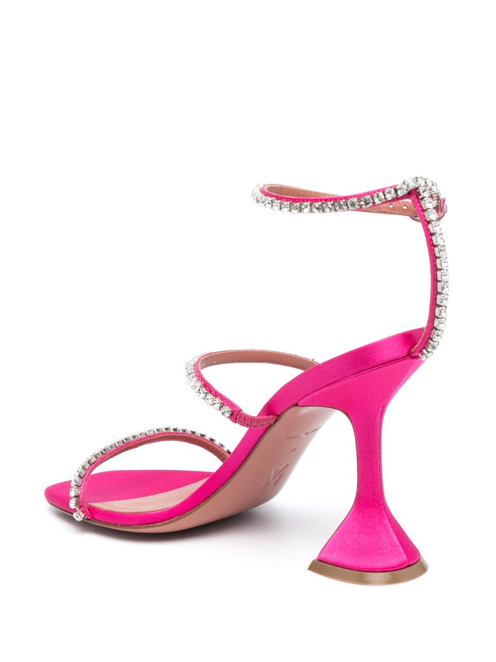 Amina Muaddi Sandals Fuchsia Outer: Fabric