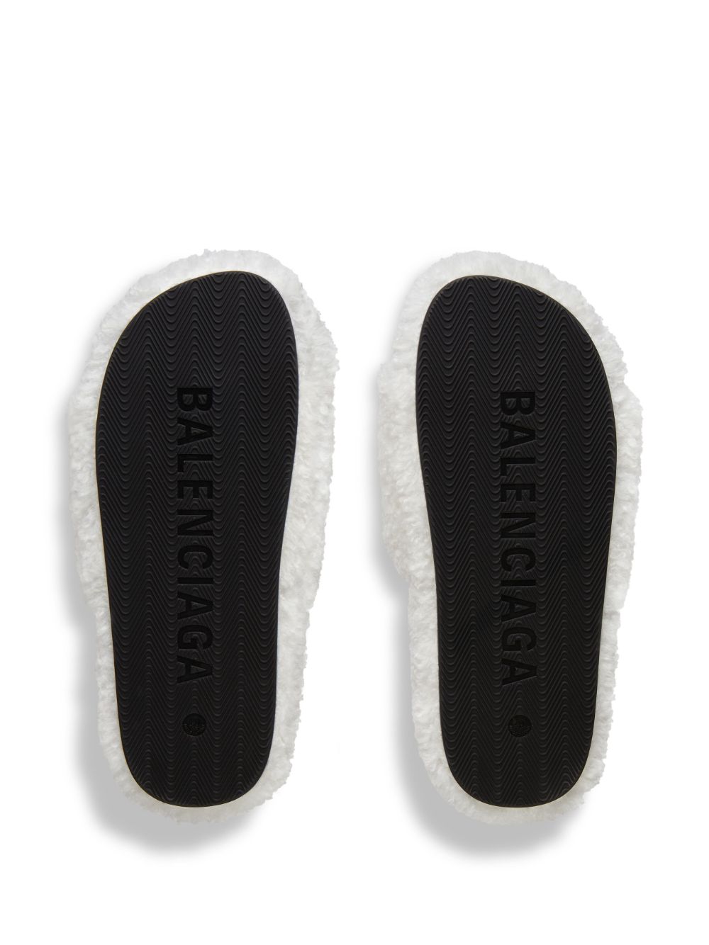 Balenciaga Sandals White Outer: Fabric