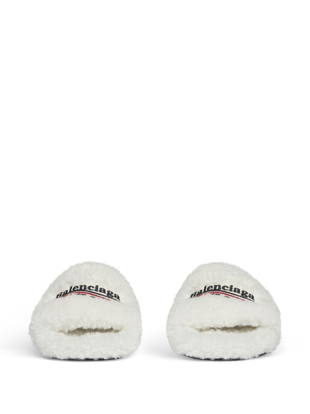 Balenciaga Sandals White Outer: Fabric