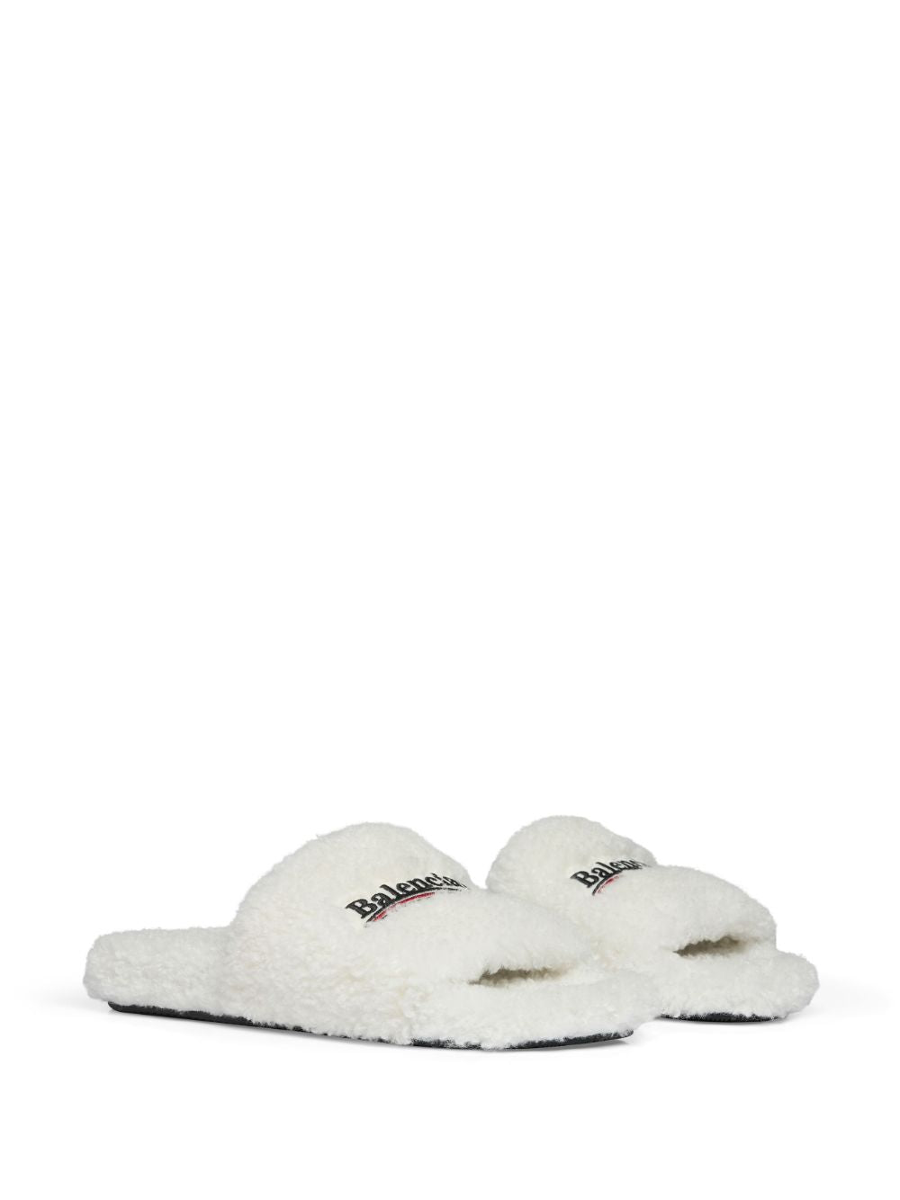 Balenciaga Sandals White Outer: Fabric