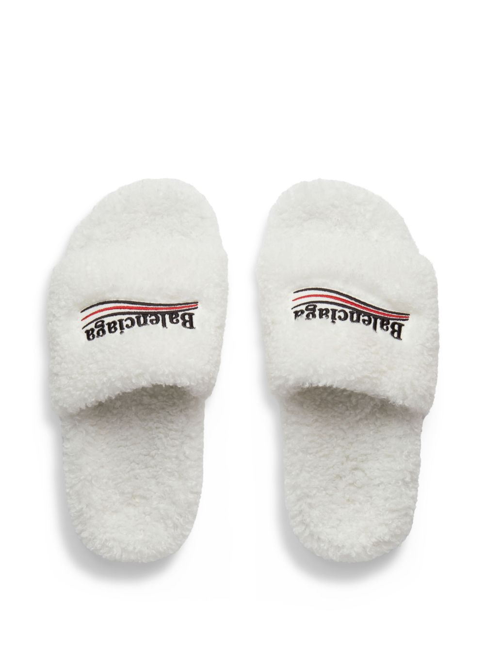 Balenciaga Sandals White Outer: Fabric