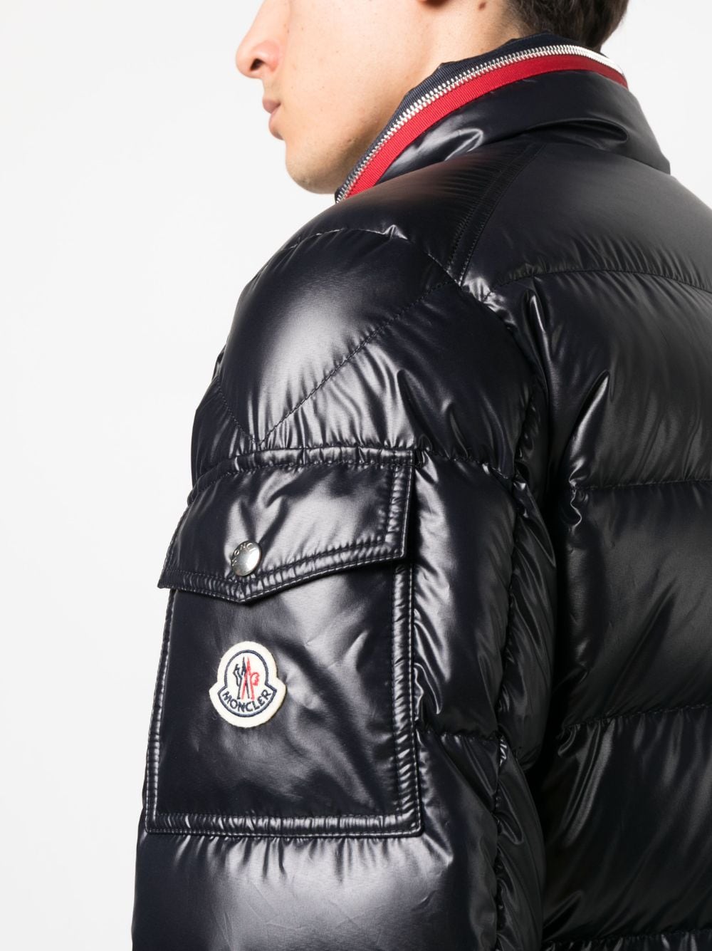 Moncler Coats Blue