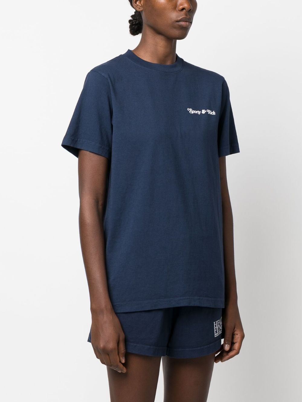 Sporty & Rich Main T-Shirts And Polos Blue Cotton