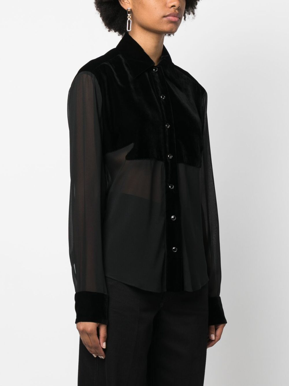 Tom Ford Shirts Black Outer: Silk