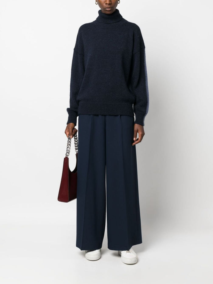 Alysi Sweaters Blue Acrylic