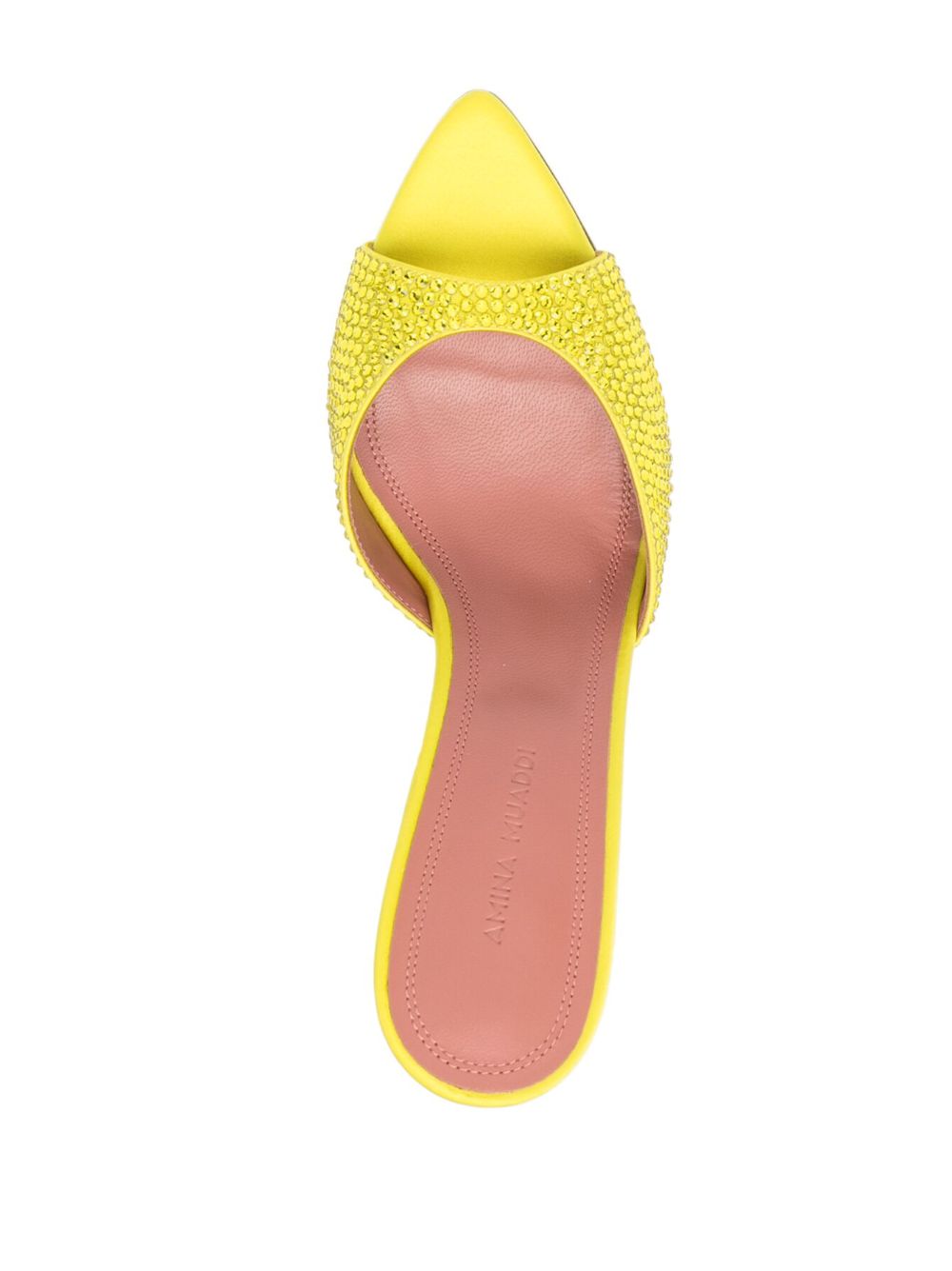 Amina Muaddi Sandals Yellow