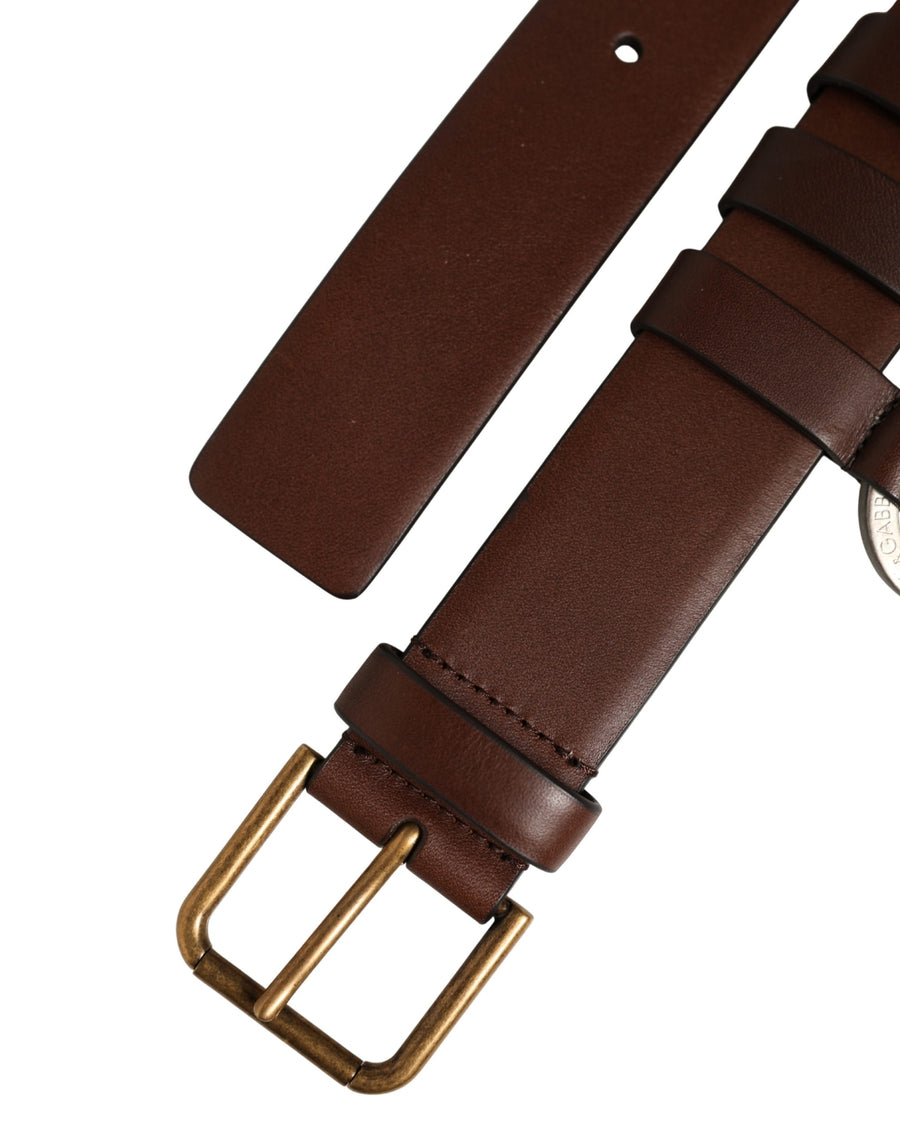 Dolce & Gabbana 100% Calf Leather belt in brown
