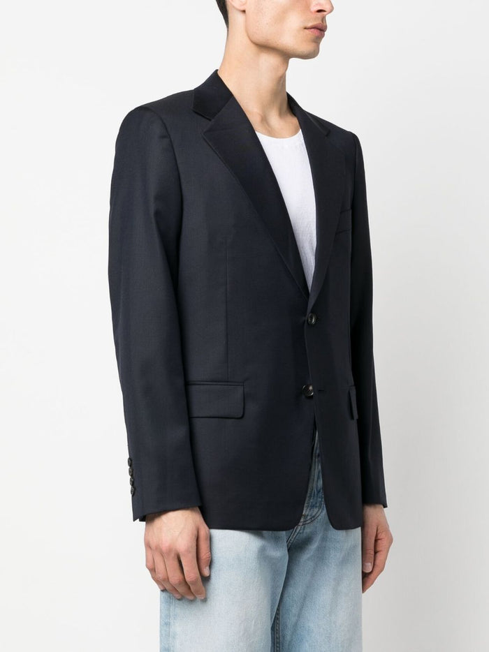 Lanvin Jackets Blue Wool
