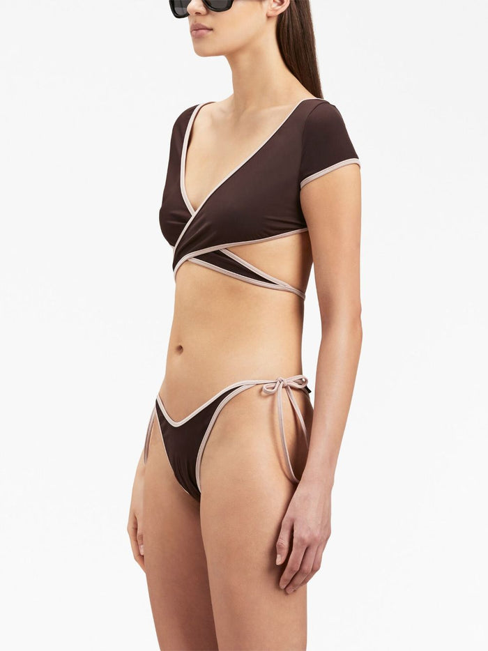 Palm Angels Sea clothing Brown Elastane