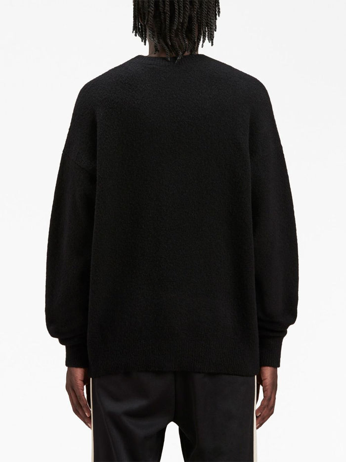 Palm Angels Sweaters Black Merino
