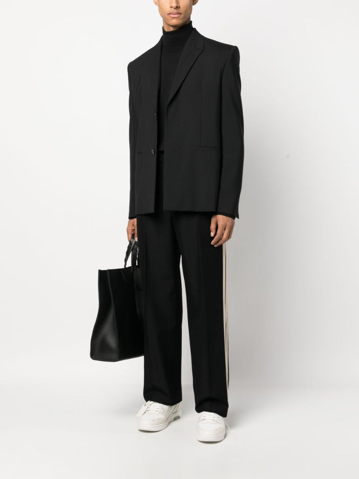 Palm Angels Trousers Black Outer: Cotton