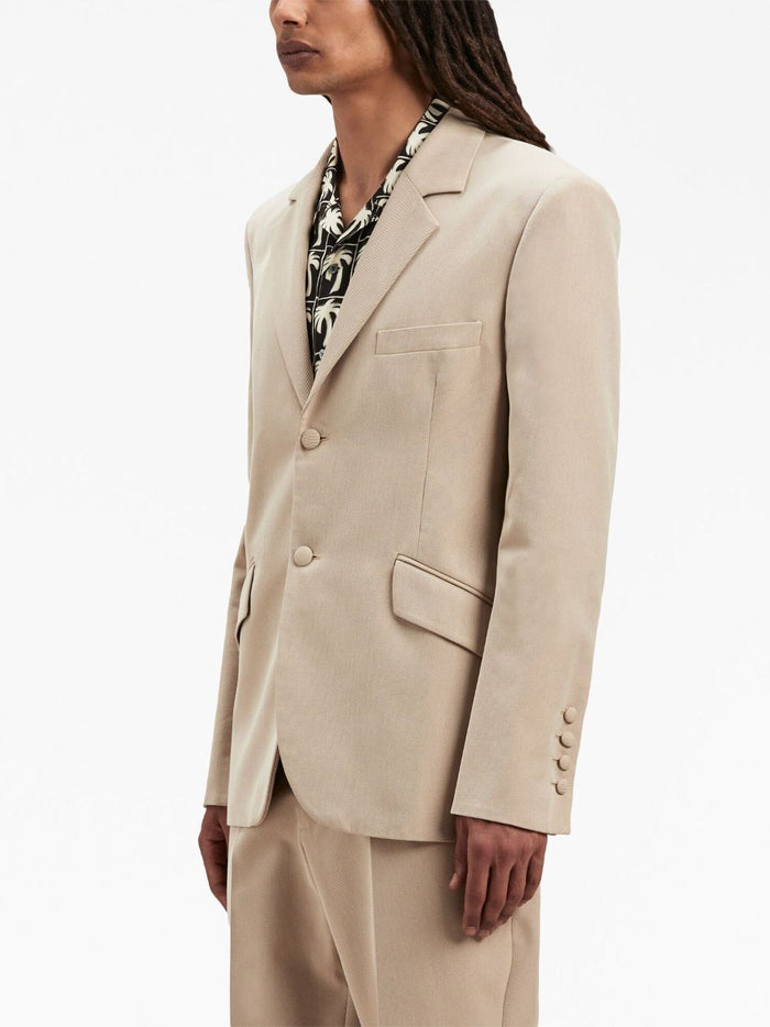 Palm Angels Jackets Beige Outer: Cotton