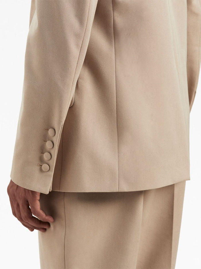 Palm Angels Jackets Beige Outer: Cotton