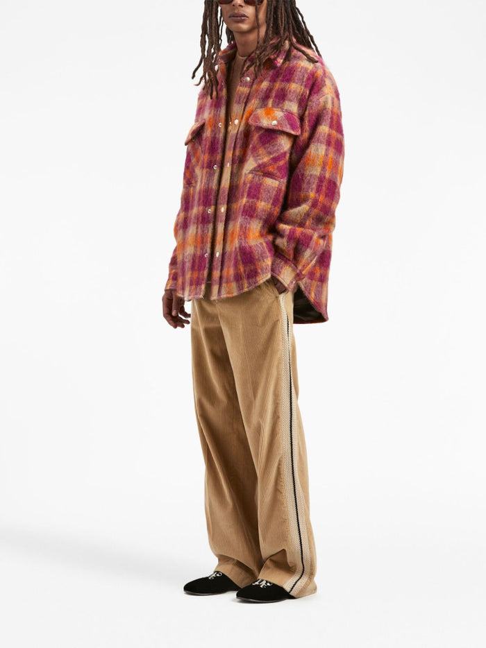 Palm Angels Jackets Bordeaux Outer: Virgin Wool